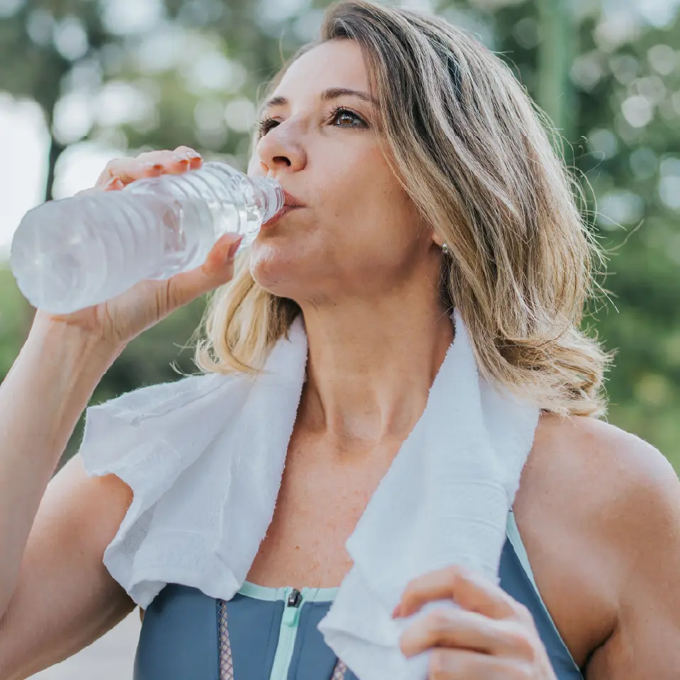Women+ Hydration for exercise routines, yoga, and pilates